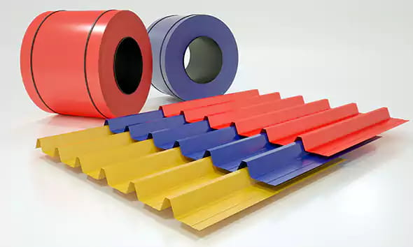 تصویر 3 از ورق رنگی گالوانیزه پوشش مقاوم کاربرد صنعتی